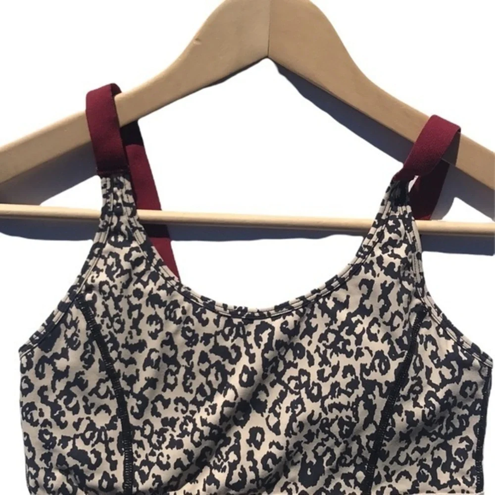 Mona b Leopard Print Sports Bra - Picture 3 of 9